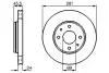Диск тормозной BOSCH 0986479B37 (фото 5)