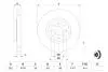 Диск тормозной BOSCH 0986479B52 (фото 5)