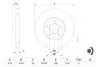 Диск тормозной BOSCH 0986479B66 (фото 4)