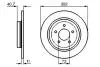 Диск тормозной BOSCH 0986479C69 (фото 5)