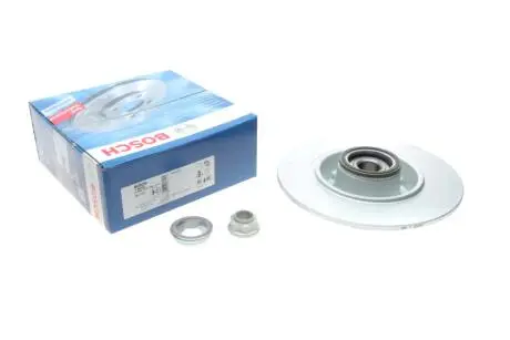 Диск тормозной (задний) Renault Megane 08-(260x8) (+ABS) (с подшипником)) BOSCH 0 986 479 C88