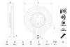 Диск тормозной BMW P. 5/6/7 08- PR BOSCH 0986479E18 (фото 1)