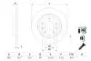 Диск тормозной BOSCH 0986479E55 (фото 1)