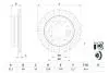 Тормозной диск BOSCH 0986479F07 (фото 1)