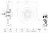 Диск тормозной BOSCH 0 986 479 F42 (фото 1)