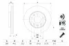 Тормозной диск BOSCH 0986479F65 (фото 1)