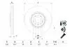 Диск тормозной (передний) Jeep Cherokee 13-(330x28) PRO BOSCH 0986479F66 (фото 1)