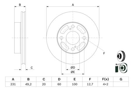 Автозапчасть BOSCH 0986479G91
