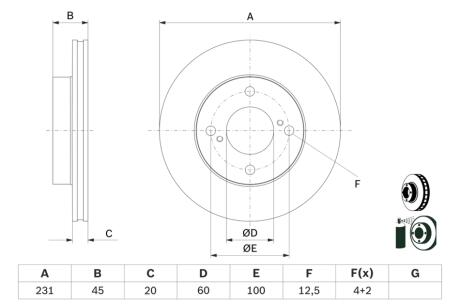 Автозапчасть BOSCH 0986479G92