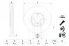 Тормозной диск BMW/MINI 2/X1/John Cooper Works F=335mm15&gt;&gt; BOSCH 0986479H10 (фото 1)