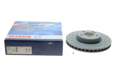 Диск тормозной (передний) MB C-class (W205) 14-(318x30) (с покрытием) (вентил.) BOSCH 0 986 479 H37