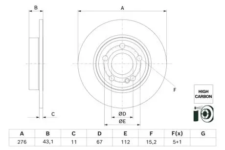 Автозапчасть BOSCH 0986479H60