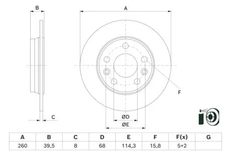 Автозапчасть BOSCH 0986479H69