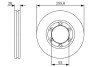 Диск тормозной BOSCH 0986479R37 (фото 1)