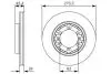HYUNDAI Гальмівний диск передній H-1 97- BOSCH 0986479R40 (фото 1)