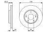 Диск тормозной BOSCH 0986479S00 (фото 1)