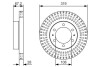 Тормозной диск BOSCH 0986479T36 (фото 1)