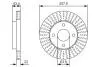 Тормозной диск BOSCH 0986479T66 (фото 1)