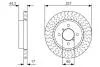 Тормозной диск BOSCH 0986479U93 (фото 1)