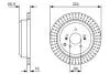 Тормозной диск BOSCH 0986479V10 (фото 1)