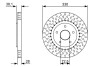 Тормозной диск BOSCH 0986479V85 (фото 1)