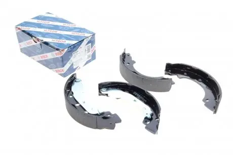 Колодки тормозные (задние) Renault Kangoo 97- (барабанные)) (203.2x39) BOSCH 0 986 487 570