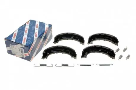Колодки ручного тормоза MB Sprinter 208-316 96- (с пружинками) (160x40) BOSCH 0 986 487 610
