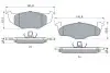 Тормозные колодки (передние) Seat Arosa 97-04/Skoda Fabia 99-14/Roomster 07-15/VW Polo 94-09 BOSCH 0 986 494 005 (фото 5)