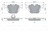Тормозные колодки (задние) BMW 3 (E46)/5 (E39)/7 (E38)/X3 (E83)/X5 (E53) 94- BOSCH 0 986 494 006 (фото 7)