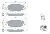 Колодки гальмівні (передні) Peugeot 206 98-/Peugeot 206+ 09-13/Peugeot 306 93-01 BOSCH 0 986 494 039 (фото 5)