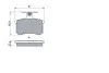 Тормозные колодки (задние) Audi 80/90 82-96/A4 95-01/A6 94-97/A8 94-02/Fiat Croma 85-96 BOSCH 0 986 494 059 (фото 5)
