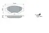 Колодки тормозные (передние) Citroen C1/Peugeot 107/Toyota Aygo 05- BOSCH 0 986 494 065 (фото 5)