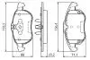 Гальмівні колодки, дискові BOSCH 0986494073 (фото 5)