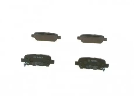 Колодки гальмівні (задні) Renault Koleos/Nissan Juke/Qashqai/X-Trail/Suzuki 08- (Akebono) BOSCH 0 986 494 090