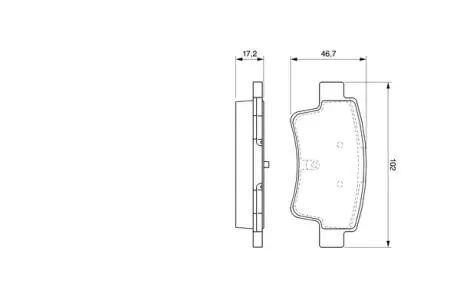 Гальмівні колодки BOSCH 0986494094 (фото 1)