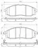 Тормозные колодки (передние) Nissan Navara/Pick Up 2.4i/2.5 TD 98- BOSCH 0 986 494 152 (фото 1)