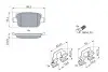 Тормозные колодки (задние) Ford Kuga 08-/Mondeo IV 07-15 (TRW) BOSCH 0 986 494 214 (фото 5)