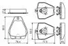 Тормозные колодки, дисковый тормоз.) BOSCH 0986494215 (фото 5)