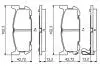 Тормозные колодки, дисковый тормоз.) BOSCH 0986494226 (фото 4)