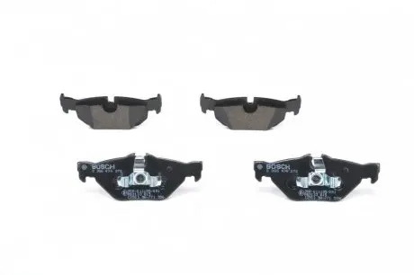 Тормозные колодки (задние) BMW 1 (E81-82/E87-88)/3 (E90-93) 04-13/X1 (E84) 09-15 BOSCH 0 986 494 272