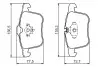 Тормозные колодки (передние) Opel Vectra C 02-08/Signum 03-08/Saab 9-3 02-15 BOSCH 0 986 494 280 (фото 2)