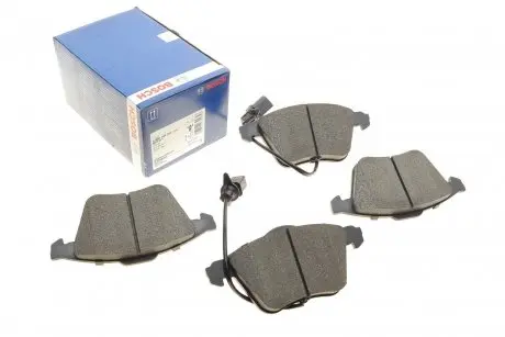 Колодки тормозные (передние) Audi A6 97-05 (+датчики)) BOSCH 0 986 494 283