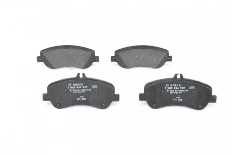 Тормозные колодки (передние) MB GLK-class (X204) 08- BOSCH 0 986 494 302