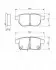 Тормозные колодки (задние) Toyota Auris/IQ/Urban Cruiser 07- BOSCH 0 986 494 328 (фото 7)