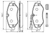 Гальмівні колодки, дискові BOSCH 0986494334 (фото 7)