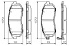 Гальмівні колодки дискові BOSCH 0986494337 (фото 7)