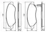 Тормозные колодки дисковые BOSCH 0986494345 (фото 7)