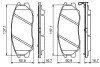 Тормозные колодки дисковые BOSCH 0986494347 (фото 2)