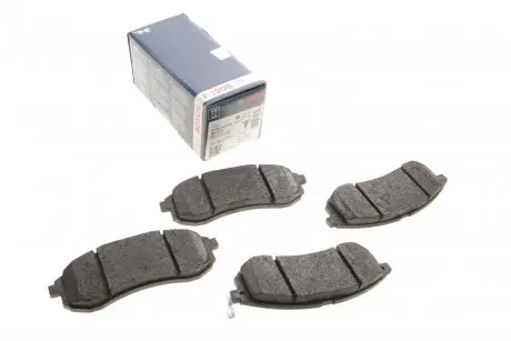 Колодки гальмівні дискові (комплект 4 шт) BOSCH 0986494362