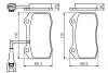 Тормозные колодки, дисковые. BOSCH 0986494367 (фото 7)